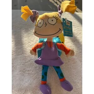 Rugrats Angelica’s Backpack Book 8” Plush Doll 2003-NWT